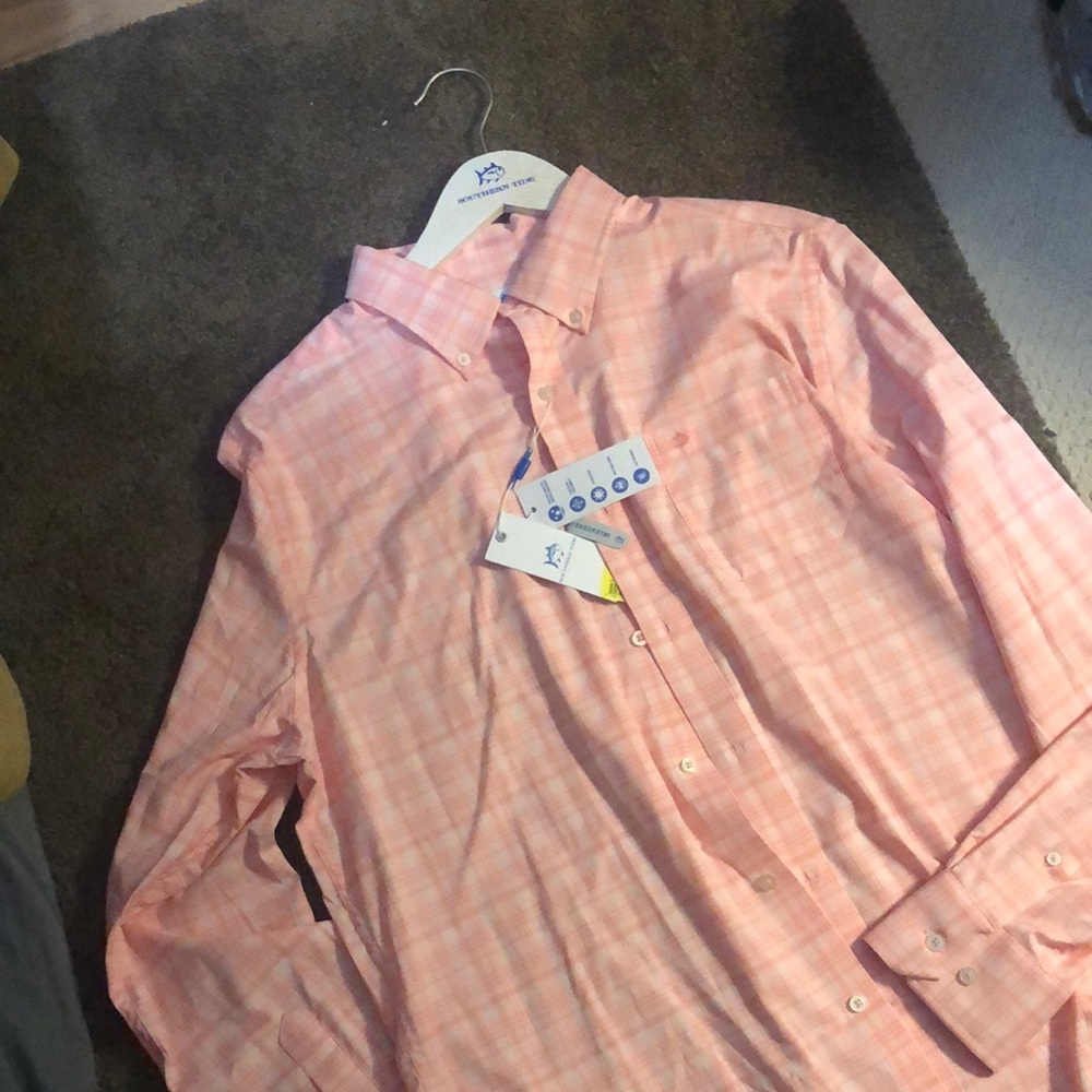 Men's Pink Plaid Shirt